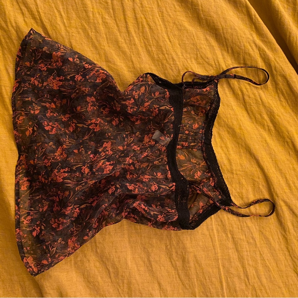 Vintage I love H81 spaghetti strap size L